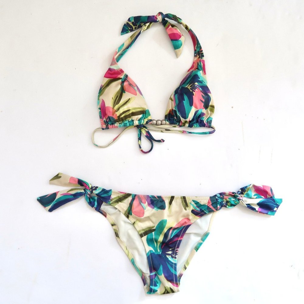 LISA CURRAN 2pc Floral Print Bikini